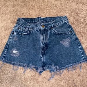 Vintage denim shorts